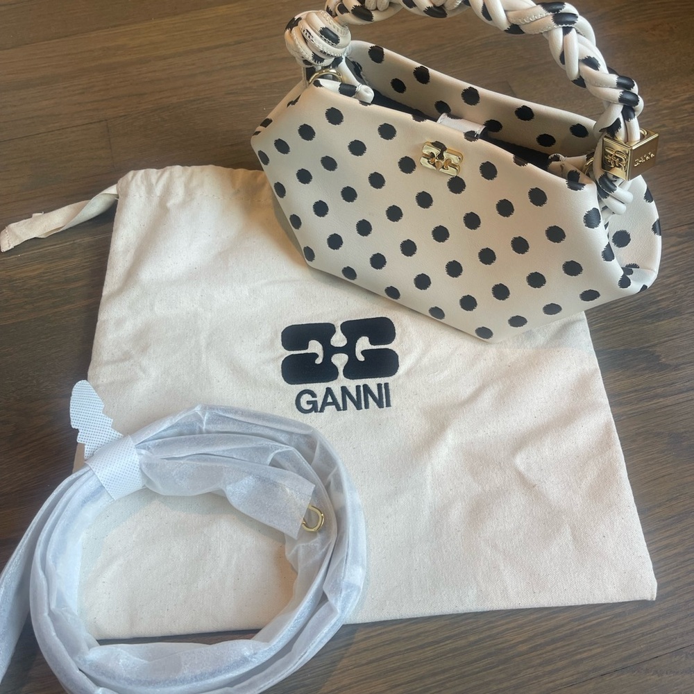 GANNI Mini Bou Bag Polka Dots